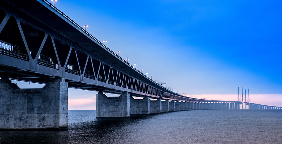 Brücke zwischen Dänemark & Schweden Öresundbrücke