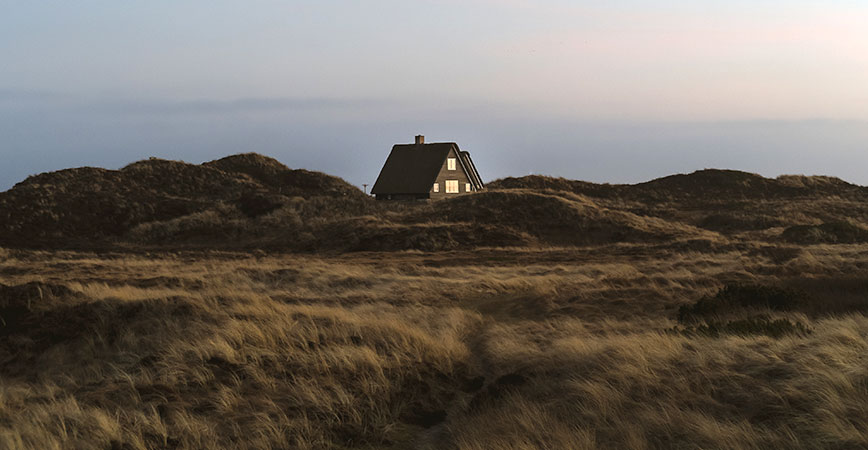 Henne Strand Ferienhaus in den Dünen