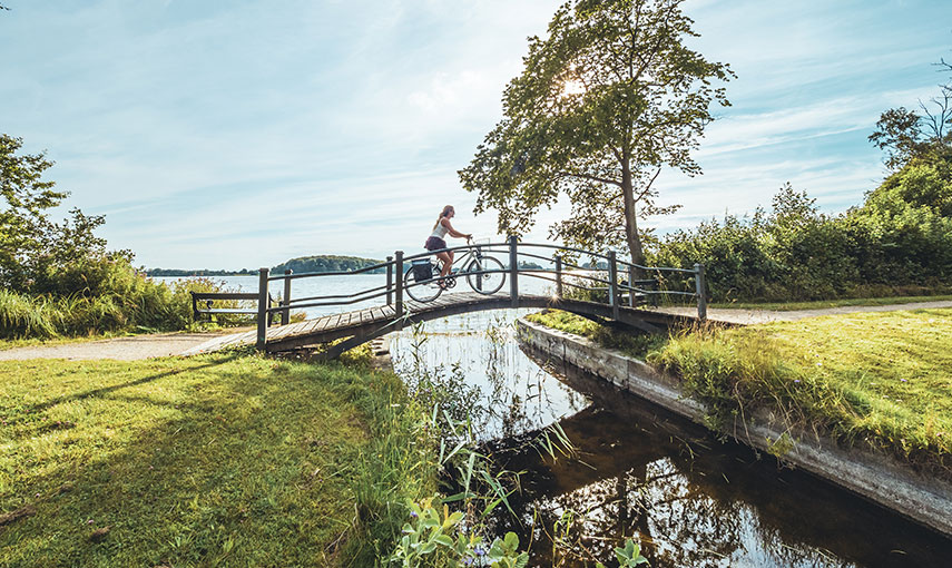 Lolland Fahrradtour am See