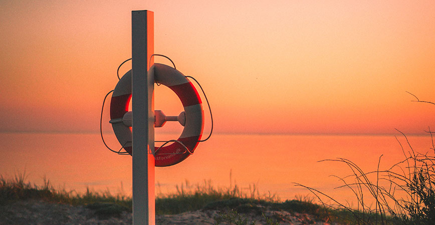 Seeland Strand Rettungsring